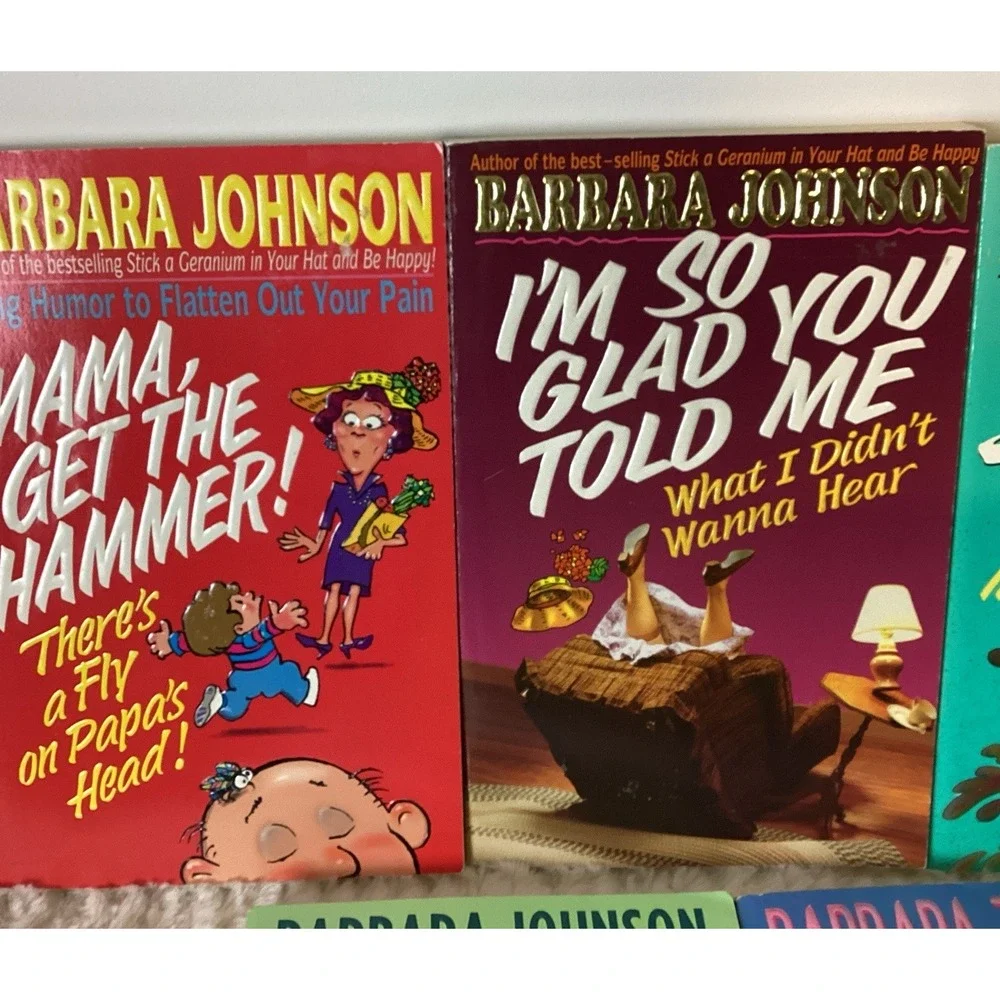 Christian Women Humor Lot Of 7 Books WellBeing Devotionals Fun Barbara Johnson